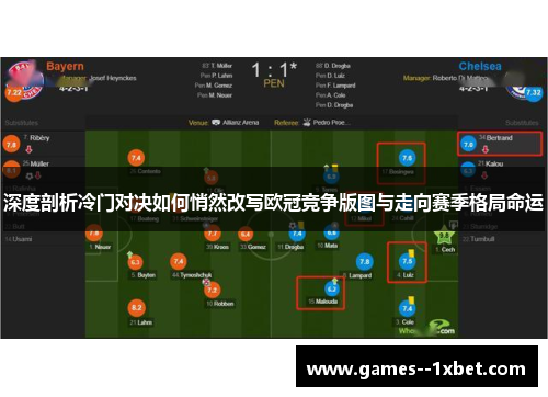 深度剖析冷门对决如何悄然改写欧冠竞争版图与走向赛季格局命运 深度剖析冷门对决如何悄然改写欧冠竞争版图与走向赛季格局命运